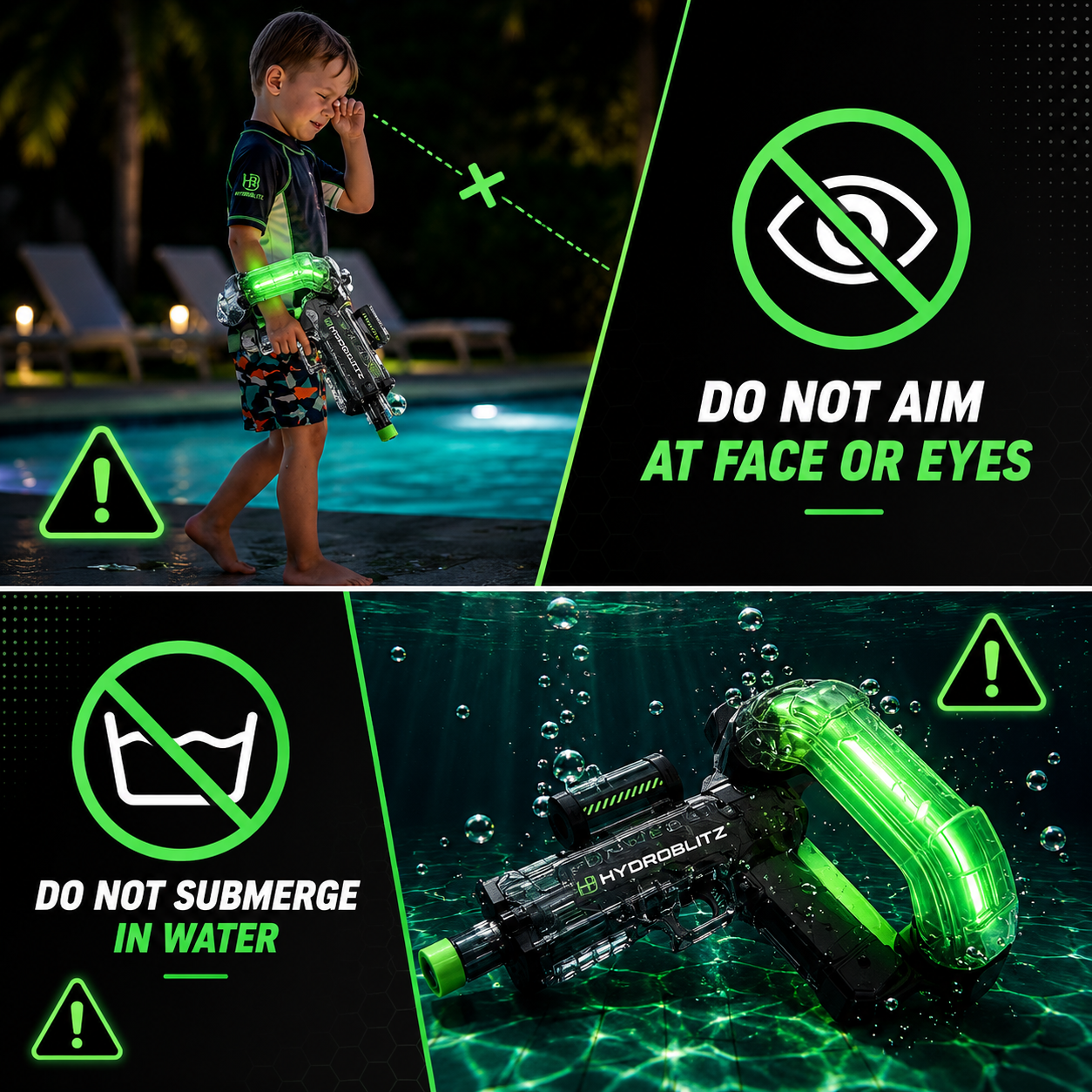 HydroBlitz™ Neon Water Blaster