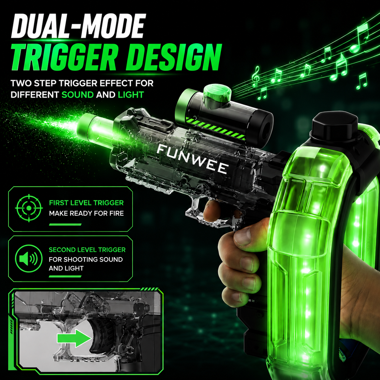 HydroBlitz™ Neon Water Blaster