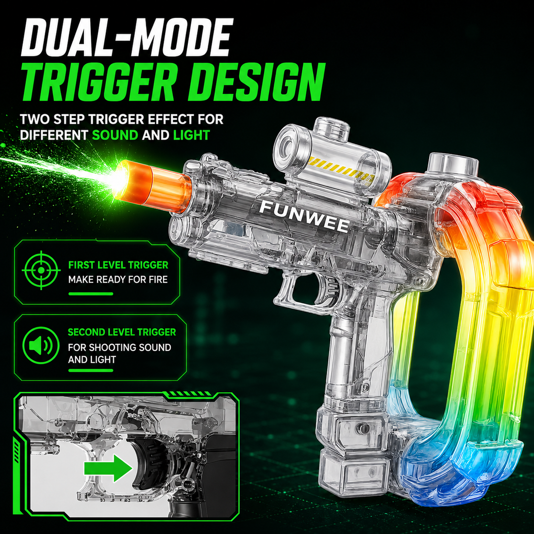 HydroBlitz™ Neon Water Blaster